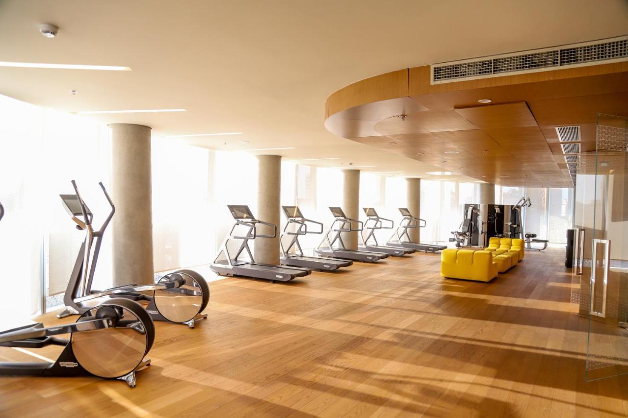 Maritim Hotel Plaza Tiranë Ngoại thất bức ảnh The gym at the hotel