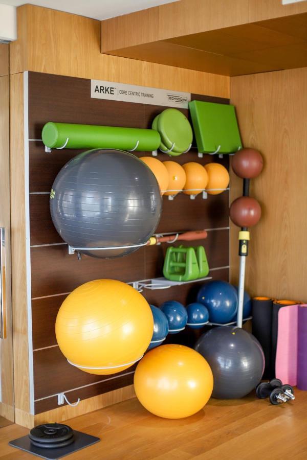 Maritim Hotel Plaza Tiranë Ngoại thất bức ảnh A variety of exercise balls